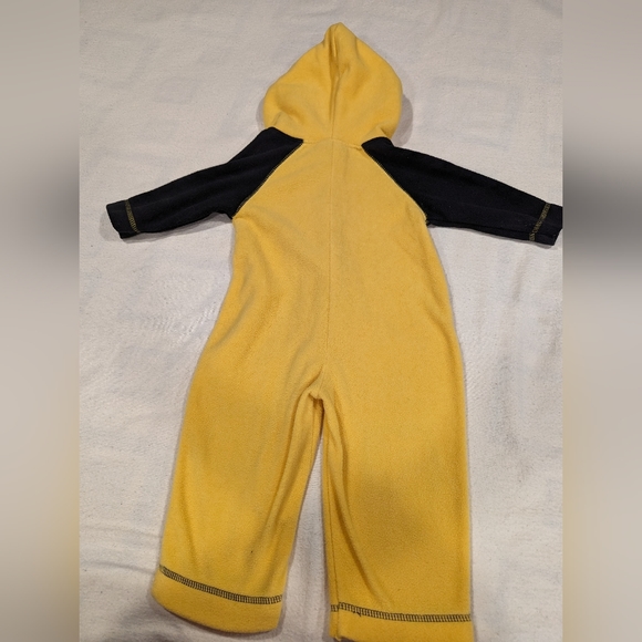 COPY - 3/3/$30. Animalz fleece Rhomper. Zippered and Hooded with tiger on hood. - Picture 2 of 4